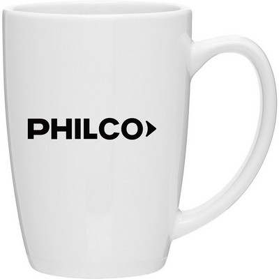 14 oz Contour Ceramic Mug (White)