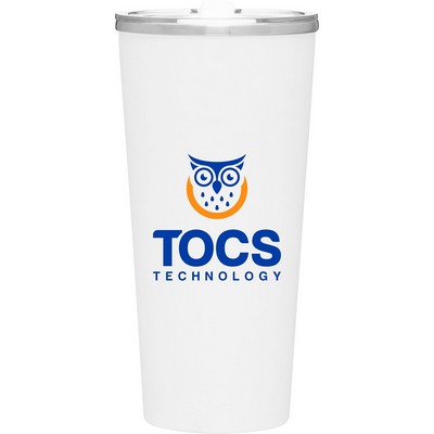 16.9 oz Cooper Travel Tumbler (Matte White)