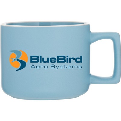12 oz Helio Ceramic Mug (Matte Carolina Blue)