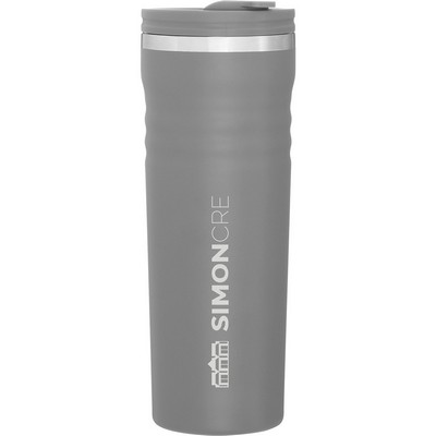 16.9 oz Meridian Travel Tumbler (Matte Storm Gray)