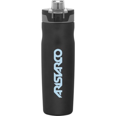 20.9 oz h2go Jolt Water Bottle (Matte Black)
